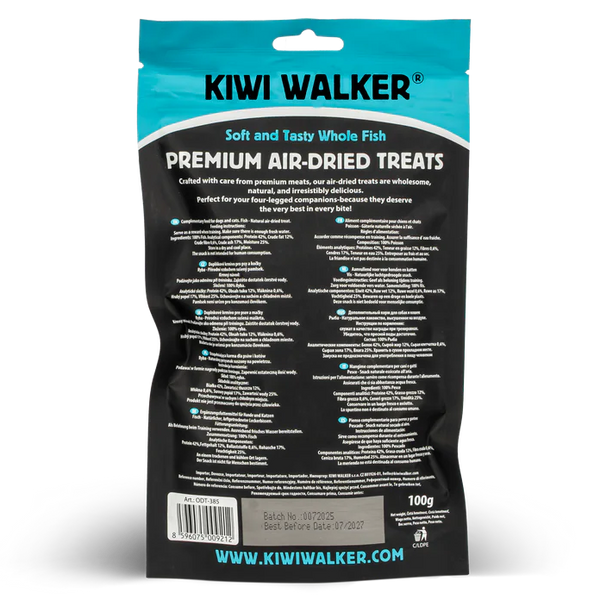 Džiovintos žuvytės - skanėstas šunims