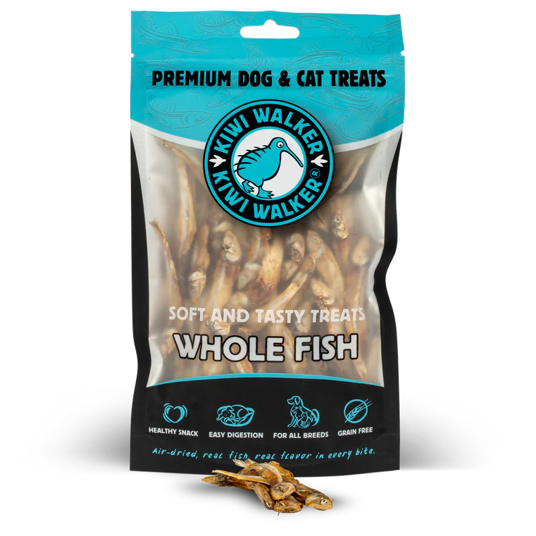 Džiovintos žuvytės - skanėstas šunims