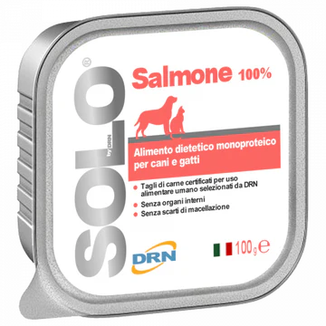 100% lašišos konservas (100 g) | SOLO Salmone