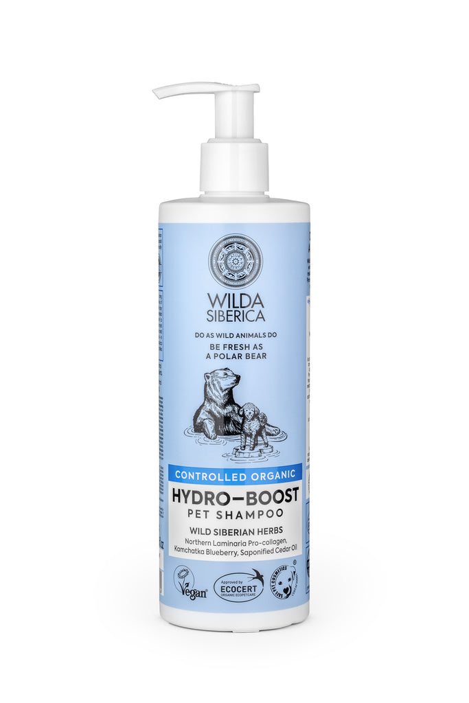 Drėkinantis kailį šampūnas Hydro-boost (400 ml) | Wilda Siberica