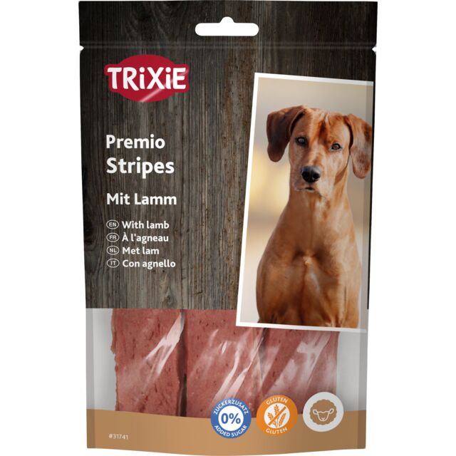 Ėrienos juostelės šunims 100 g.