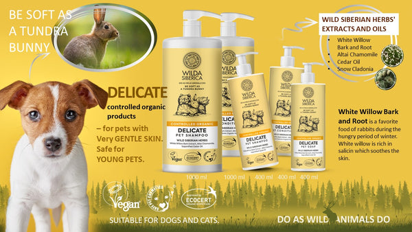 Wilda Siberica Delicate pet kondicionierius jautriai odai TESTERIS (25ml)