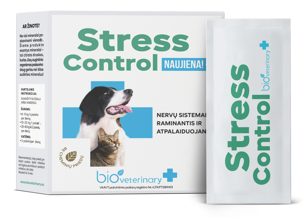 Bioveterinary stress control papildai šunims
